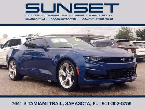 2020 Chevrolet Chevy Camaro SS 6 2 V8 Extra Low 6K Miles Carfax for sale in Sarasota, FL