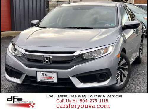 2016 Honda Civic EX Sedan 4D - Call/Text - cars & trucks - by dealer... for sale in Richmond , VA