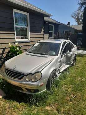 Mercedes C55 AMG totaled for sale in Saint Paul, OR