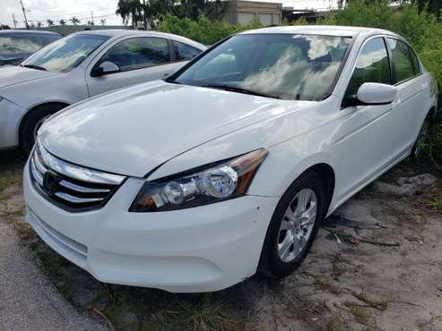 2012 Honda Accord LX WHITE 121K - cars & trucks - by dealer -... for sale in Fort Lauderdale, FL