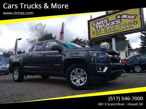 2017 Chevrolet Colorado LT ~ Crew Cab 4WD ~ Like New ! for sale in Howell, MI