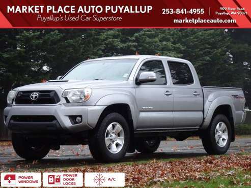 2014 TOYOTA TACOMA DOUBLE CAB Truck TRD Sport Pre-Runner CREW CAB for sale in PUYALLUP, WA