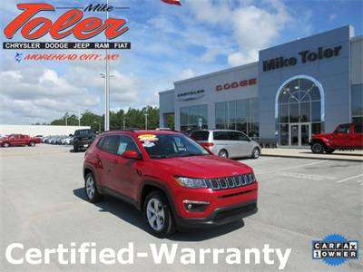 2018 Jeep Compass Latitude-Certified-Warranty-1 Owner(Stk#p2580) for sale in Morehead City, NC