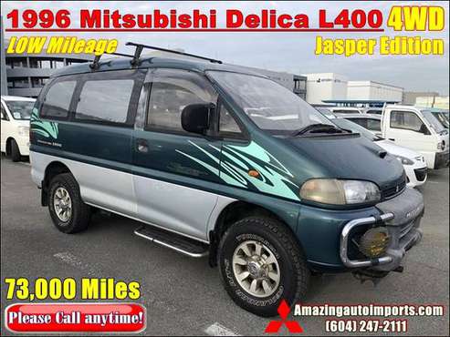 1996 Mitsubishi Delica L400 Diesel Jasper Edition 4WD 73, 000 Miles for sale in MT