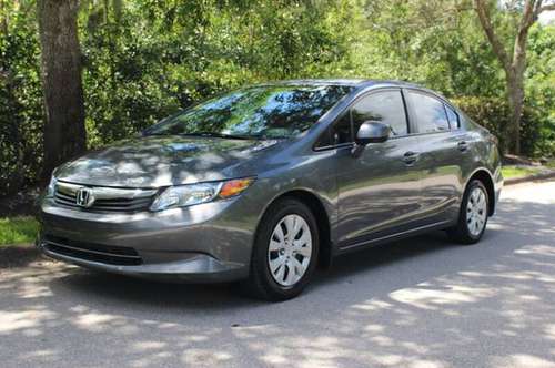 REDUCED-2012 Honda Civic LX 4-Door Sedan - cars & trucks - by owner... for sale in Fort Myers, FL