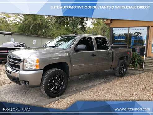 2009 Chevrolet Silverado 1500 LT 4x4 4dr Crew Cab 5.8 ft. SB Pickup Tr for sale in Tallahassee, FL