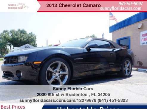 2013 Chevrolet Camaro 2dr Conv LT w/1LT - We Finance Everybody!!! for sale in Bradenton, FL