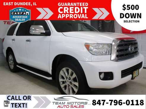2012 Toyota Sequoia *Guaranteed Approval* ITIN/ Matricula is OK! -... for sale in East Dundee, WI