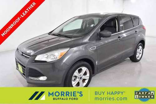 2016 Ford Escape 4WD - EcoBoost 1.6L - SE Edition w/Leather - Moonroof for sale in Buffalo, MN