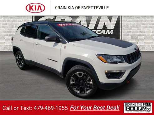 2017 Jeep New Compass Trailhawk suv White Clearcoat for sale in Fayetteville, AR
