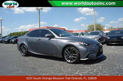 2016 Lexus IS 300 AWD $729/DOWN $90/WEEKLY for sale in Orlando, FL