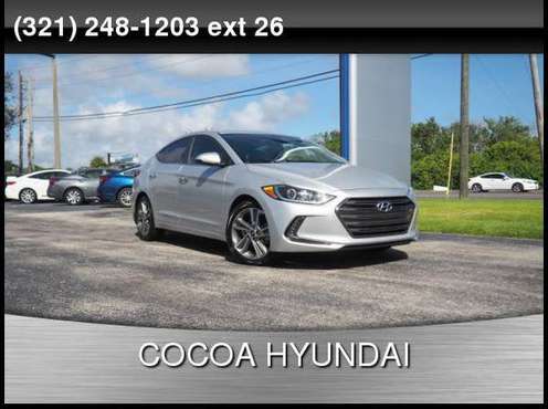 2017 Hyundai Elantra Limited - cars & trucks - by dealer - vehicle... for sale in Cocoa, FL