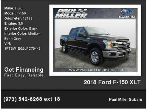2018 Ford F-150 XLT for sale in Parsippany, NJ