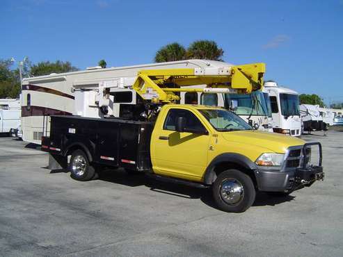 11 Bucket truck Dodge Cummins diesel boom 45ft 4x4 winch $29995 -... for sale in Cocoa, FL