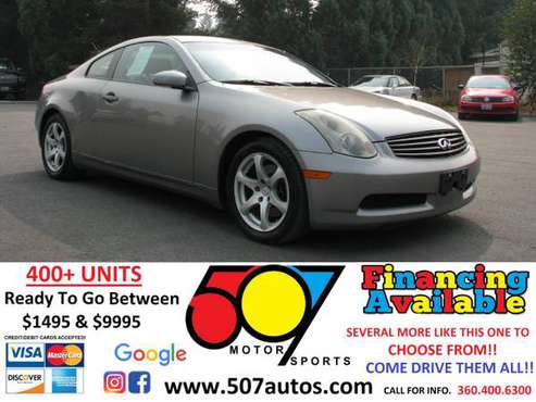 2005 Infiniti G35 Coupe 2dr Cpe Auto - - by dealer for sale in Roy, WA