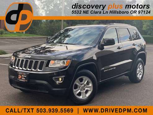 2015 Jeep Grand Cherokee Laredo E 4x4 70k Black/Blk Uconnect New tires for sale in Hillsboro, OR