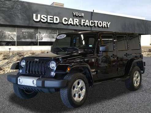 2015 Jeep Wrangler Unlimited Sahara 4x4 4dr SUV for sale in 48433, MI