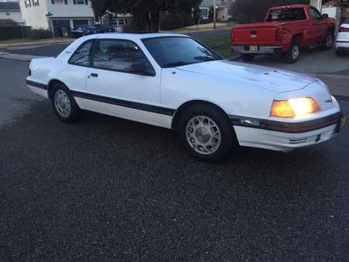 1987 Ford Thunderbird Turbo Coupe Manual Transmission 5 Speed White... for sale in Neptune, NJ