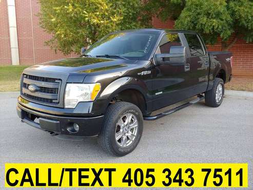 2013 FORD F-150 CREW CAB 4X4! ECOBOOST! RUNS/DRIVES GREAT! MUST SEE!... for sale in Norman, TX
