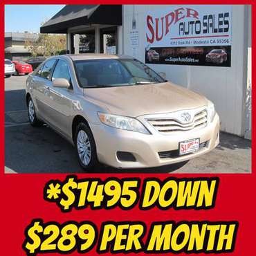 *$1495 Down & *$289 Per Month on this 2010 TOYOTA CAMRY LE! - cars &... for sale in Modesto, CA