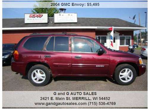 2004 GMC Envoy SLE 4WD 4dr SUV 128800 Miles for sale in Merrill, WI