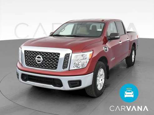 2017 Nissan Titan Crew Cab SV Pickup 4D 5 1/2 ft pickup Red -... for sale in Greensboro, NC