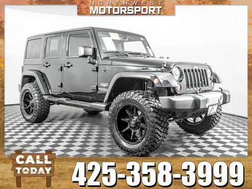 Lifted 2013 *Jeep Wrangler* Unlimited Sahara 4x4 for sale in Lynnwood, WA