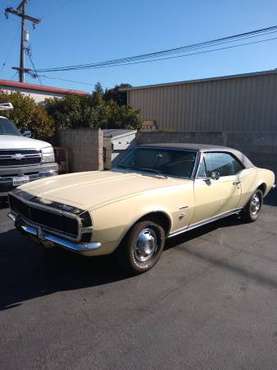1967 RS Camaro - cars & trucks - by owner - vehicle automotive sale for sale in Atascadero, CA