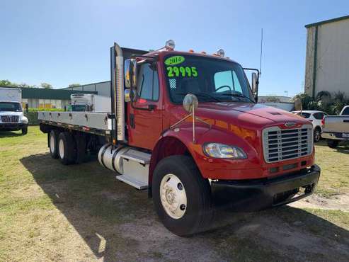 Commercial Trucks-2014 Freightliner Tandem Flatbed for sale in Palmetto, FL