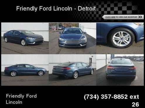 2018 Ford Fusion SE - cars & trucks - by dealer - vehicle automotive... for sale in Monroe, MI