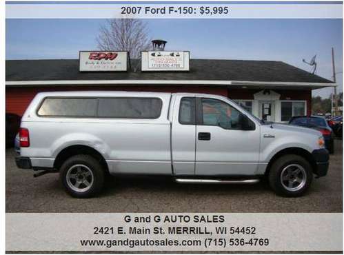 2007 Ford F-150 XL 2dr Regular Cab Styleside 8 ft LB 112303 Miles for sale in Merrill, WI