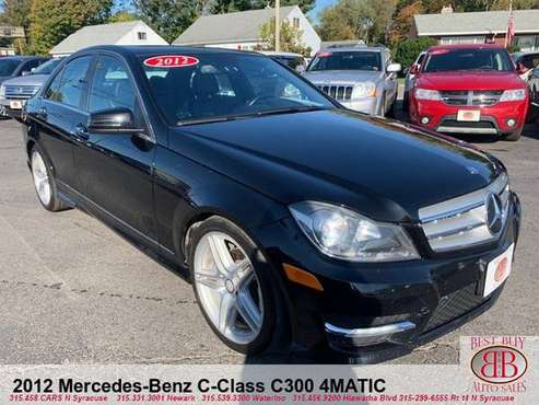 2012 MERCEDES-BENZ C-CLASS C300 4MATIC! EASY CREDIT APPROVAL! APPLY!!! for sale in Syracuse, NY
