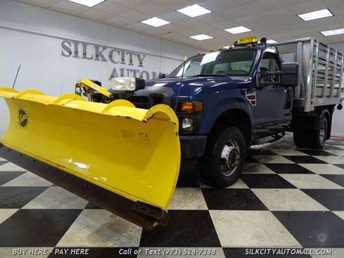 2008 Ford F-350 F350 F 350 SD 4x4 Aluminum Flatbed STAKE Body Diesel for sale in Paterson, NJ