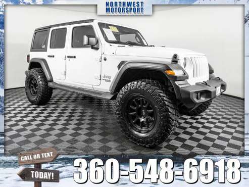 *1 OWNER* Lifted 2019 *Jeep Wrangler* Unlimited Sport 4x4 - cars &... for sale in Marysville, WA