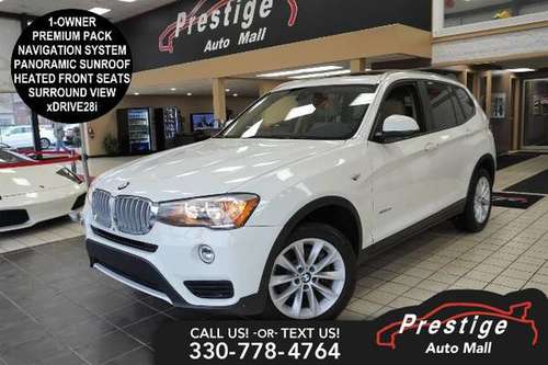 2017 BMW X3 xDrive28i - cars & trucks - by dealer - vehicle... for sale in Cuyahoga Falls, OH