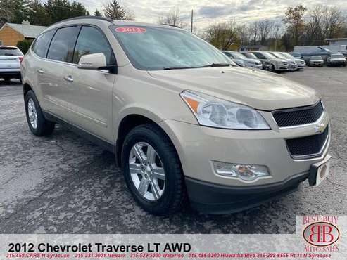 2012 CHEVY TRAVERSE LT AWD! BAD OR NO CREDIT? NO PROBLEM!! APPLY... for sale in N SYRACUSE, NY