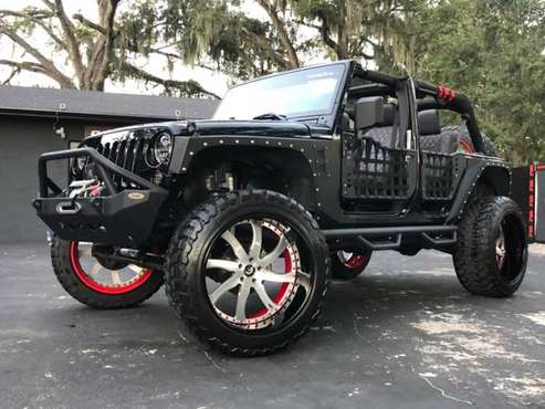 15 Jeep Wrangler Unlimited 4WD 24"FORGIATO TOUCH SCREEN ALPINE SOUND... for sale in TAMPA, FL
