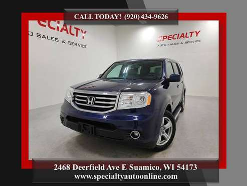 2014 Honda Pilot EX-L! 4WD! Backup Cam! Moon! Htd Lthr! NEW TIRES for sale in Suamico, WI