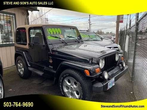 1997 Jeep Wrangler Sahara 2dr 4WD SUV - - by dealer for sale in Happy valley, OR
