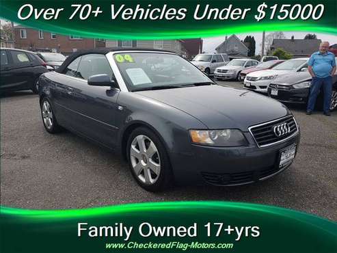 2004 Audi A4 3 0 Convertible - - by dealer - vehicle for sale in Everett, WA