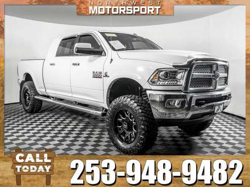 *LEATHER* Lifted 2014 *Dodge Ram* 3500 Laramie 4x4 for sale in PUYALLUP, WA