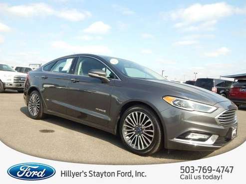 2018 Ford Fusion Hybrid Titanium for sale in Aumsville, OR