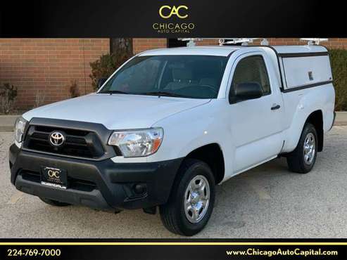 2014 TOYOTA TACOMA UTILITY TRUCK CAMPER-TOP TOOLBOX CLEAN! - cars &... for sale in Elgin, IL