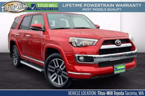 2017 Toyota 4Runner 4x4 4WD 4 Runner Limited SUV for sale in Tacoma, WA