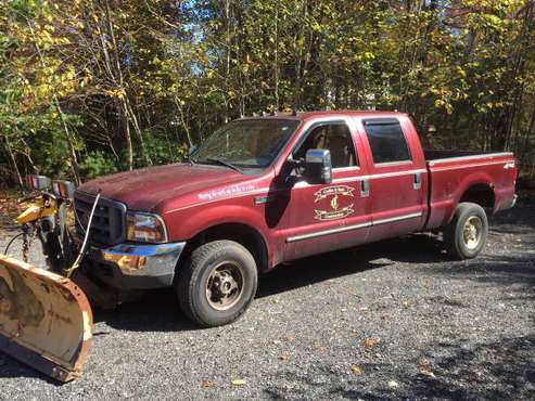 2000 F250 lariat with plow - cars & trucks - by owner - vehicle... for sale in Norton, MA