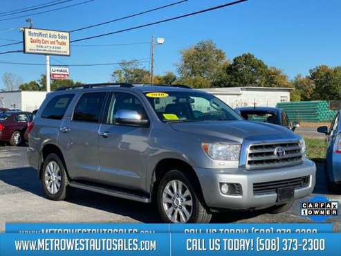2010 Toyota Sequoia Platinum 4x4 4dr SUV (5.7L V8) - cars & trucks -... for sale in Worcester, MA