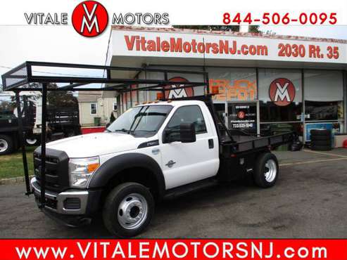 2014 Ford Super Duty F-550 DRW 9 FLAT BED 4X4 DIESEL for sale in south amboy, OH