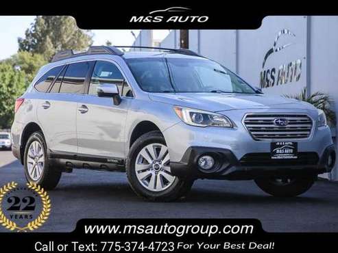2015 Subaru Outback 2 5i Premium suv Ice Silver Metallic - cars & for sale in Sacramento, NV