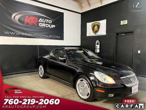 2004 LEXUS SC430 CONVERTIBLE CLEAN CARFAX - - by for sale in Palm Desert , CA