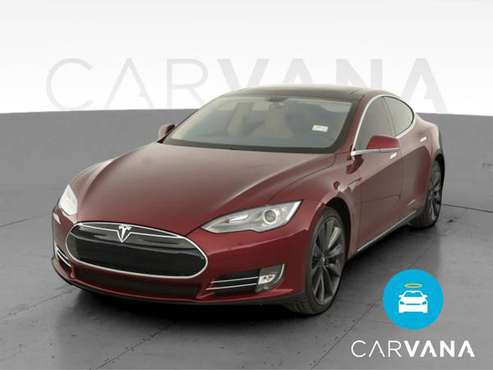 2012 Tesla Model S Signature Performance Sedan 4D sedan Red -... for sale in La Jolla, CA